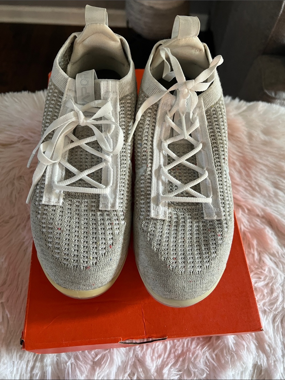 Nike Women's Knit Slip-On Sneakers - White